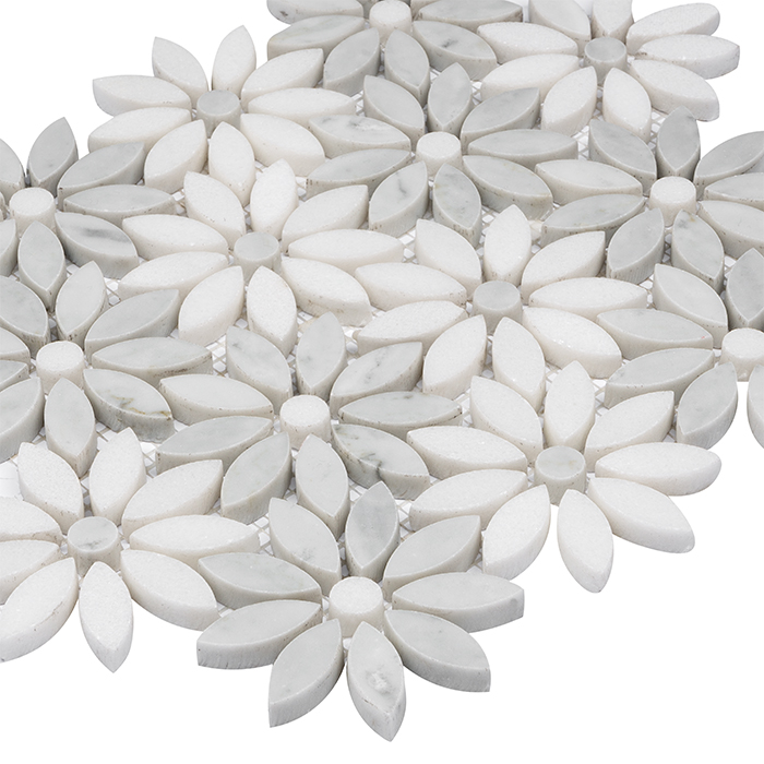 Carrara White Bloom