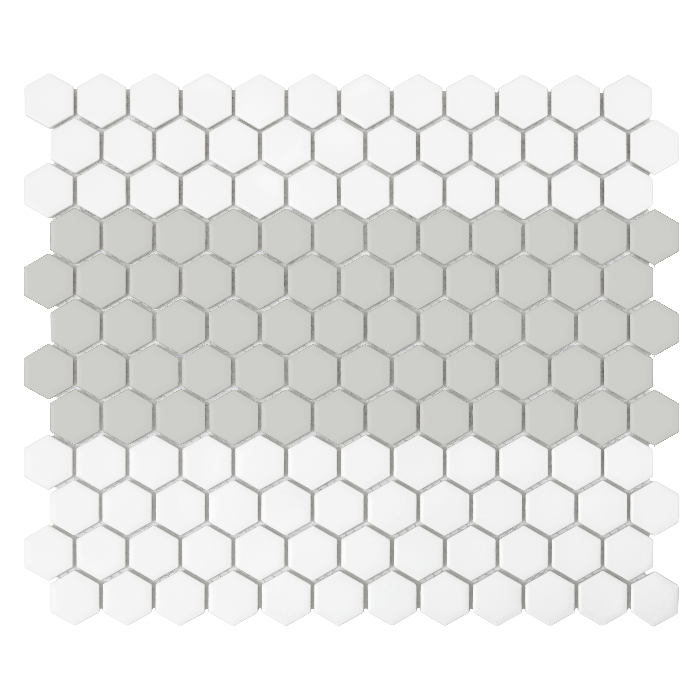 Mini Hexagon Stripe 1.A matt