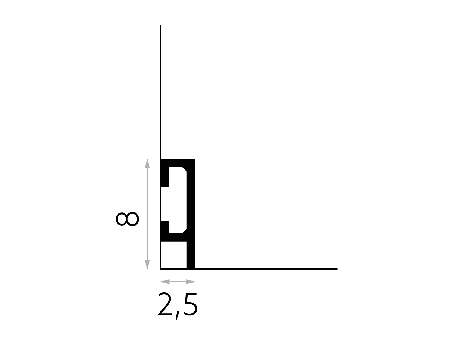 Plintă Premium LED QL019P - imagine 3