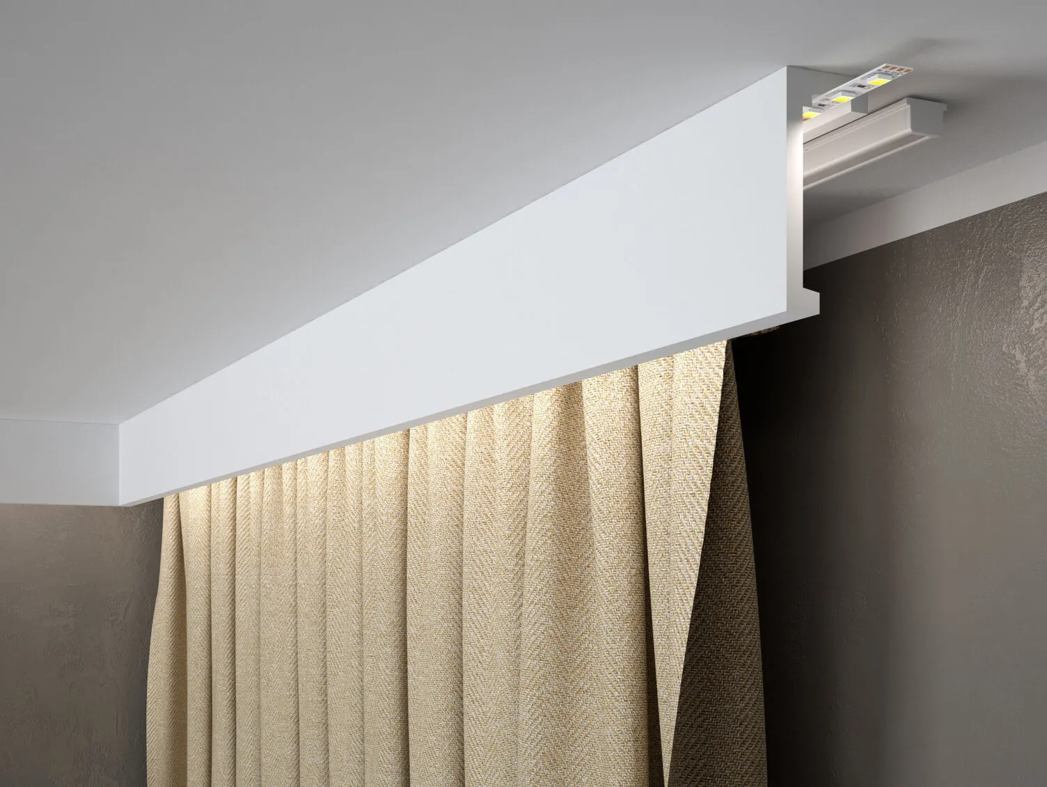 Cornișă mascare draperie QL026